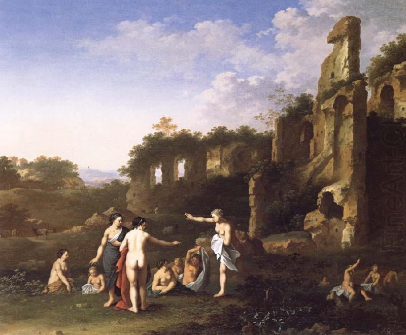 Women Bathing in a Landscape, POELENBURGH, Cornelis van